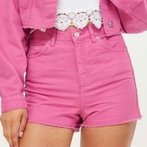 NWT Topshop Moto Mom Shorts